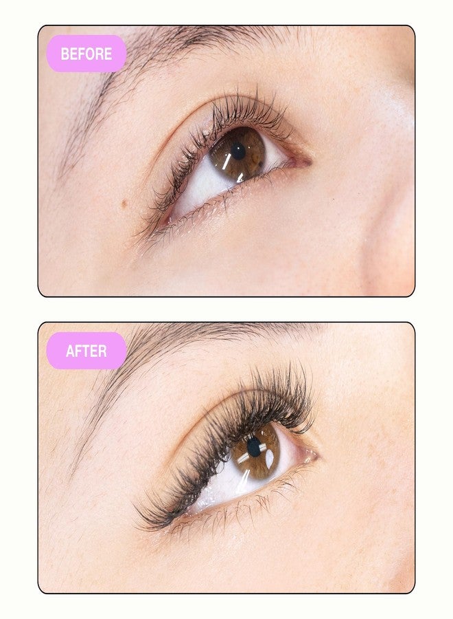 Curacoro Fairy Volume Lash Extensions 3D - 0.7mm Thickness | C CC D Curl | 8-15mm Length Mixed Tray | Premium Matte Black Individual Eyelashes Tray, Professional Supplies Use - Image 4